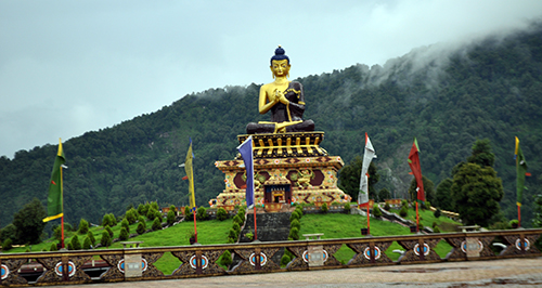 Buddha statue in Sikkim