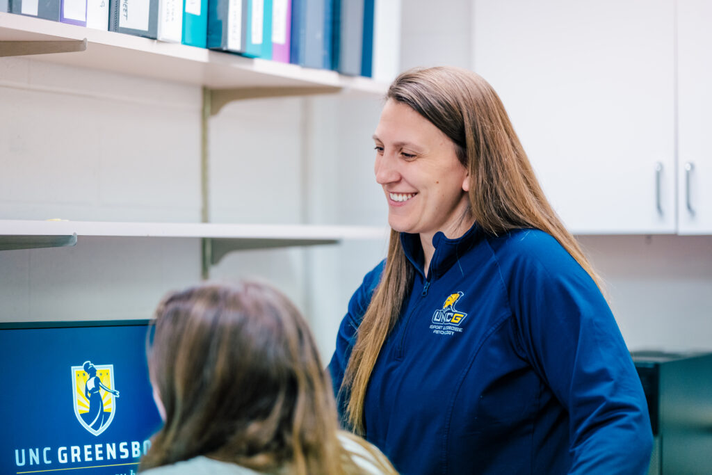 Kinesiology students conduct research in the sport and exercise psychology program.