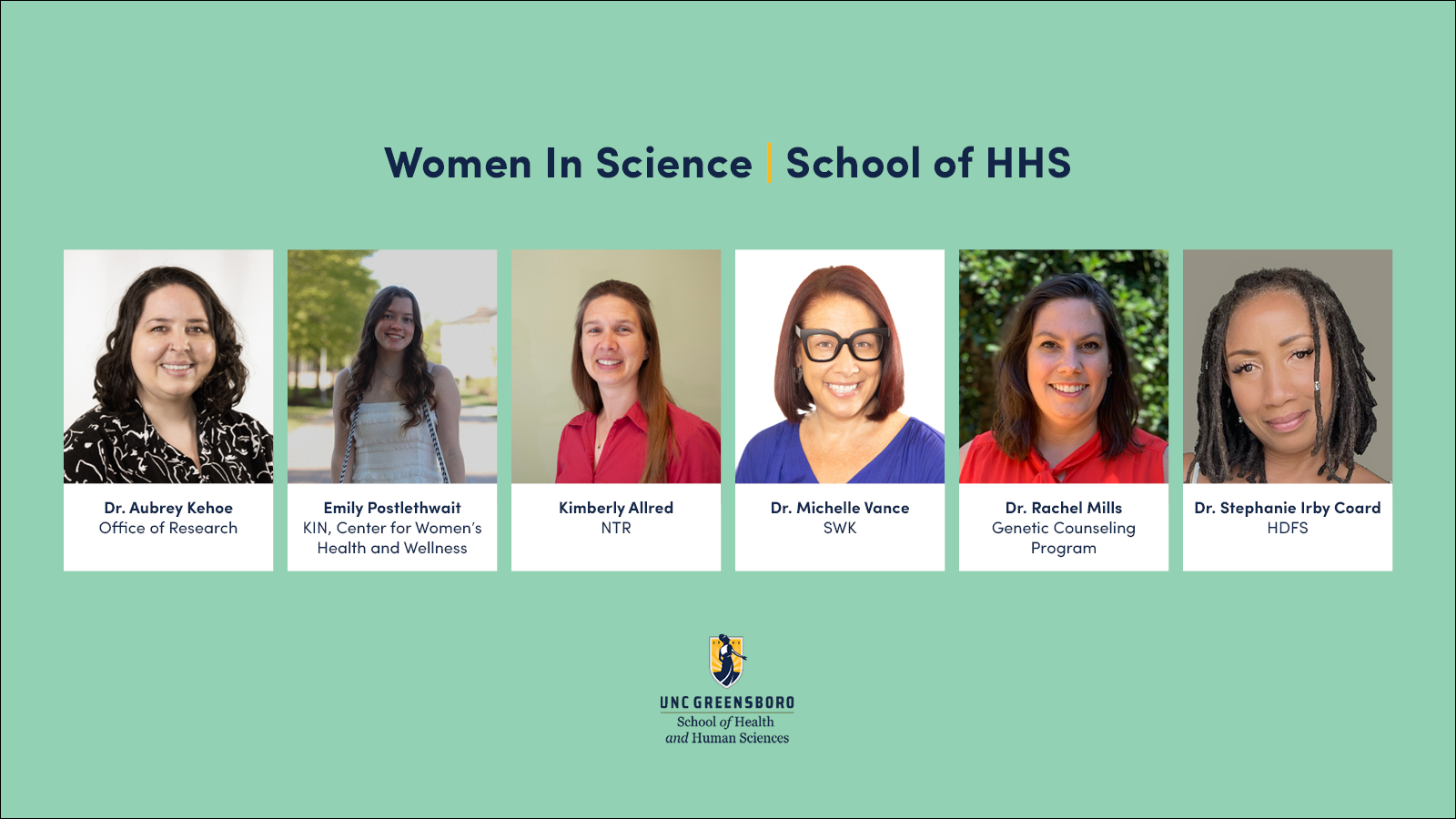 Women in Science 2025 graphic