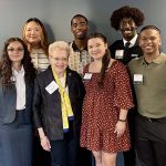 Sarah Schoffner with HHS Student Leadership Students