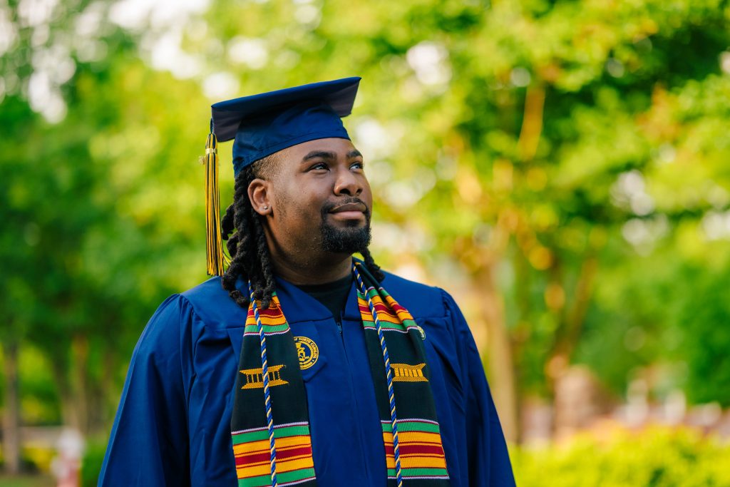 David Sandy represent the School of Health and Human Sciences Class of 2026.